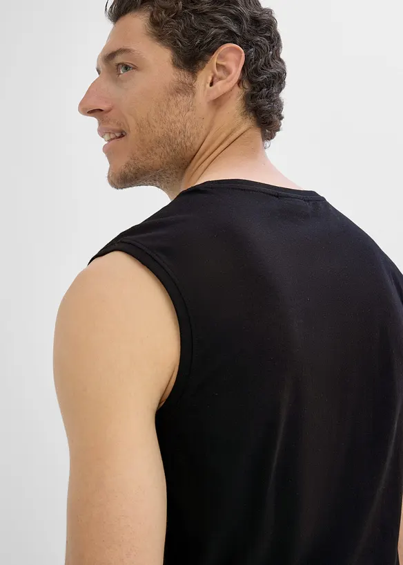 Singlet i 100% bomull (2-pack), bonprix
