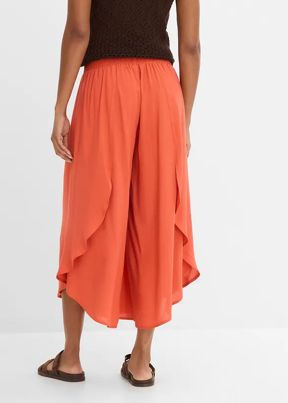 Legglang culotte av myk viskose, bonprix