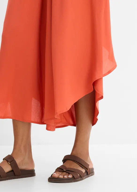 Legglang culotte av myk viskose, bonprix