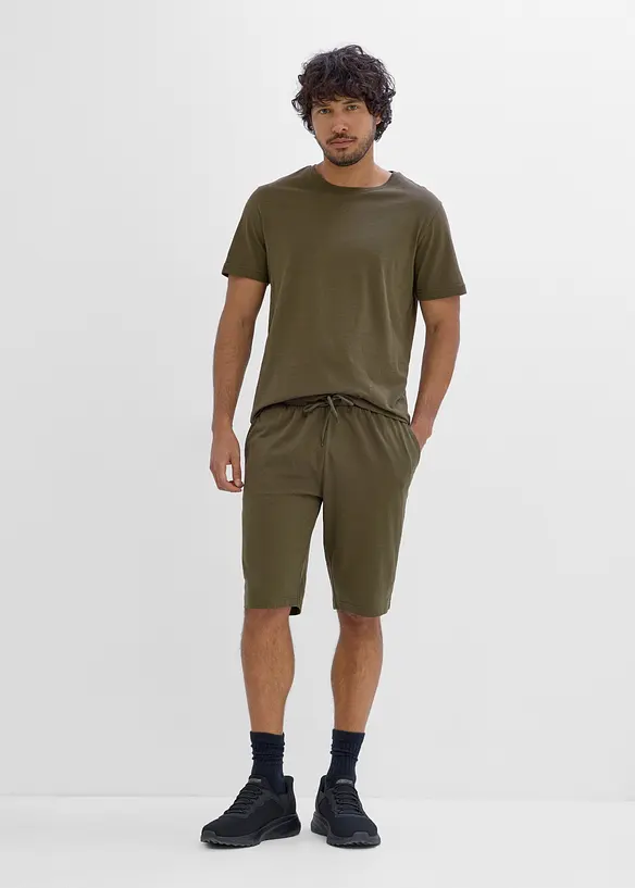 Bermudashorts i lett trikotmateriale (2-pack), bonprix