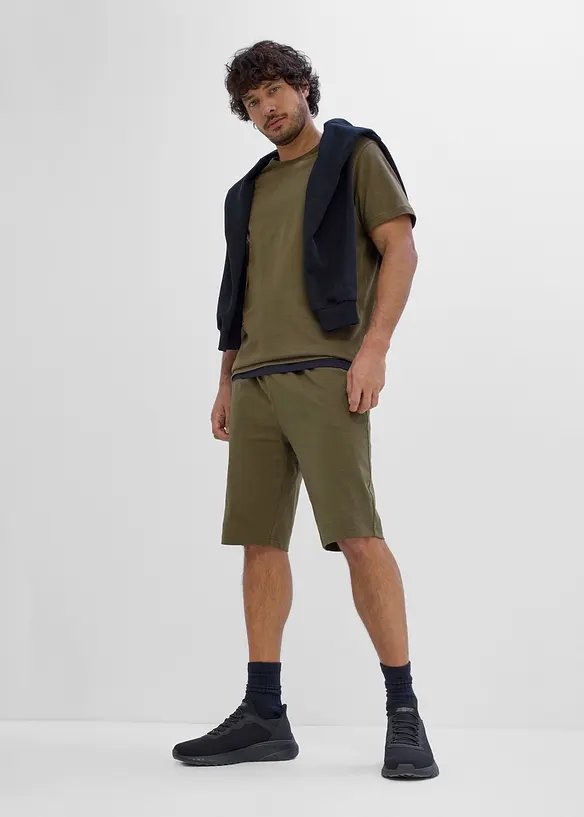 Bermudashorts i lett trikotmateriale (2-pack), bonprix