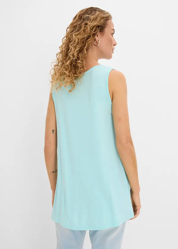 Lang topp av myk viskose, 2-pack, bonprix