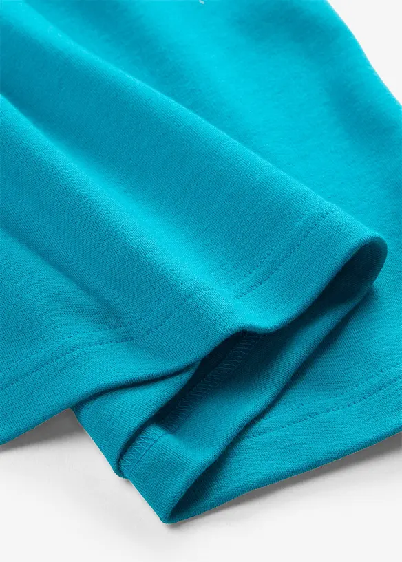 Oversized topp i formstabil, 100% &oslash;kologisk bomull, bonprix