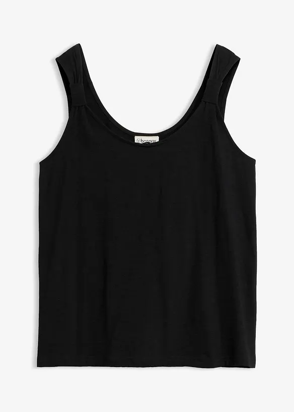 Singlet i 100% &oslash;kologisk bomull, bonprix