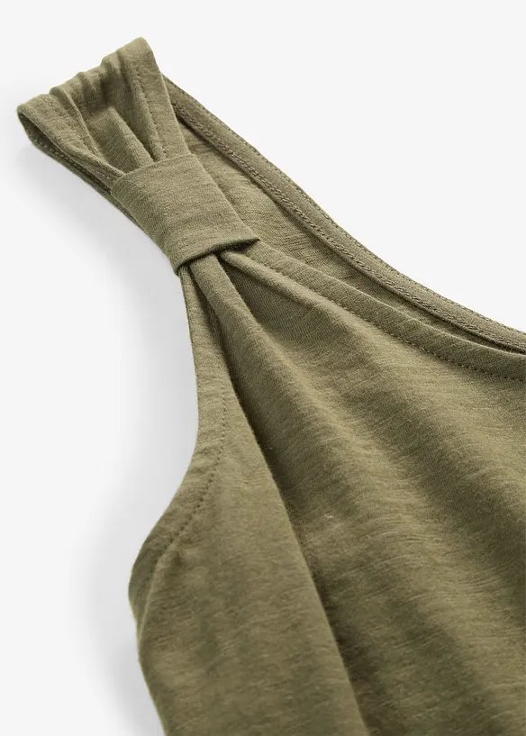 Singlet i 100% &oslash;kologisk bomull, bonprix