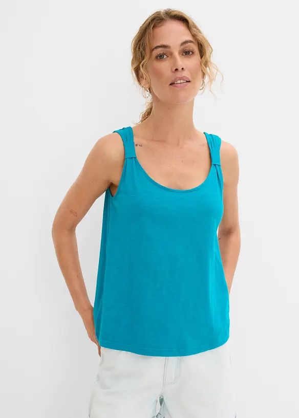 Singlet i 100% &oslash;kologisk bomull, bonprix
