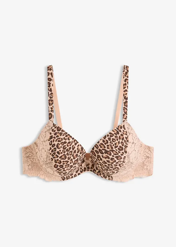Vattert BH med leopardm&oslash;nster, bonprix