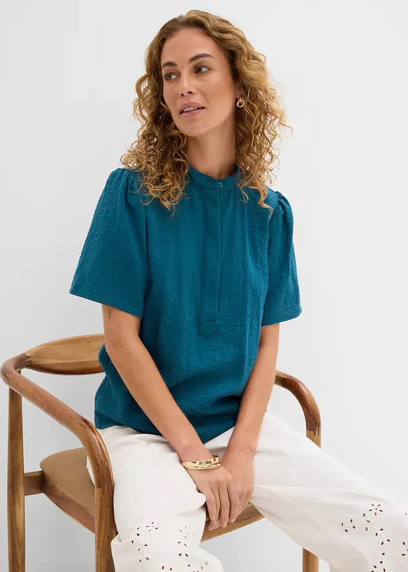 Bluse i viskoseblanding, bonprix
