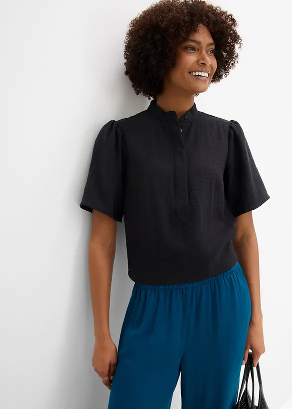 Bluse i viskoseblanding, bonprix