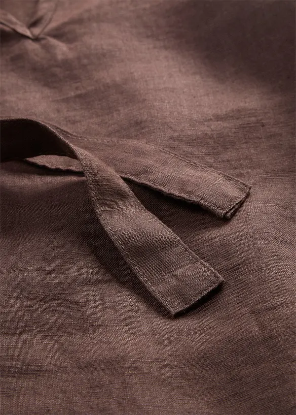 Ermel&oslash;s bluse i 100% lin, bonprix