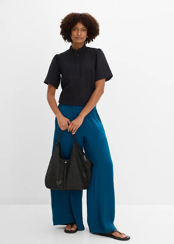 Bluse i viskoseblanding, bonprix