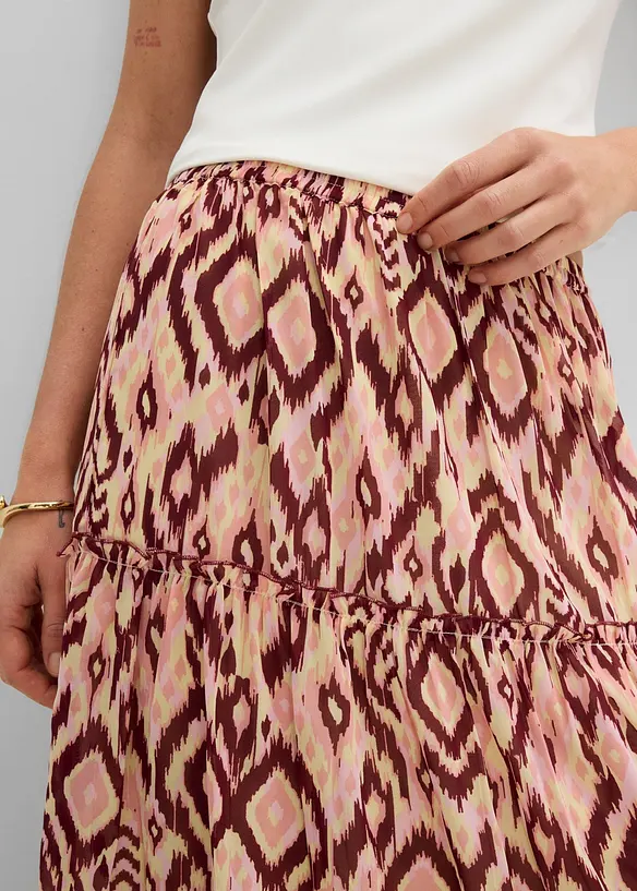Volangskj&oslash;rt i chiffon, bonprix