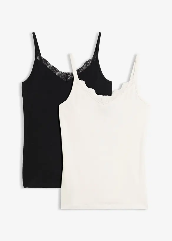 Blondetopp (2-pack), bonprix
