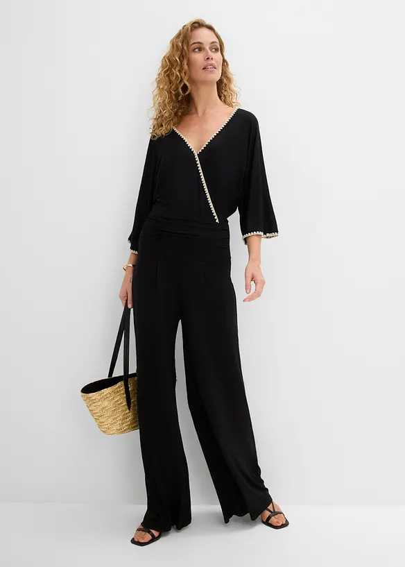 Jumpsuit av lett viskose, bonprix