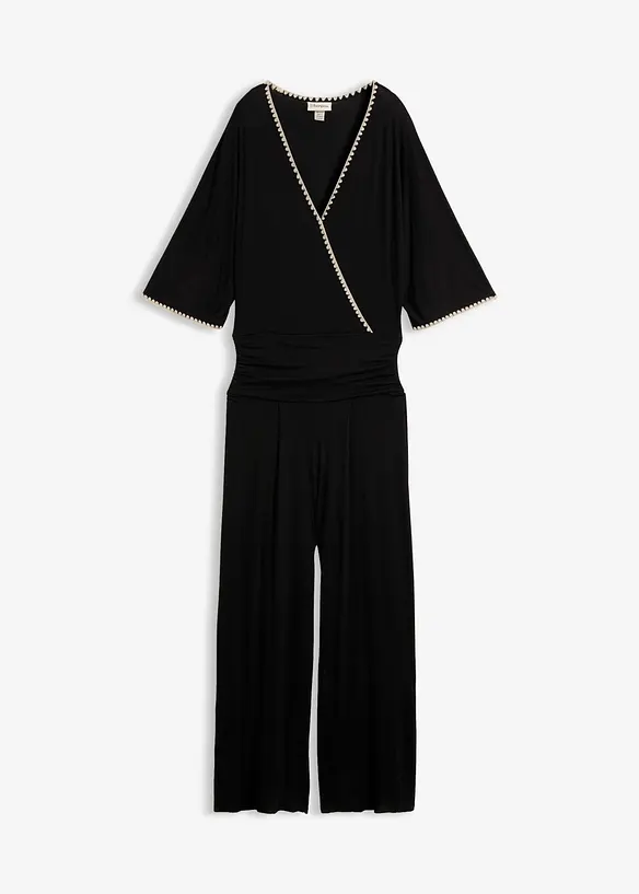 Jumpsuit av lett viskose, bonprix