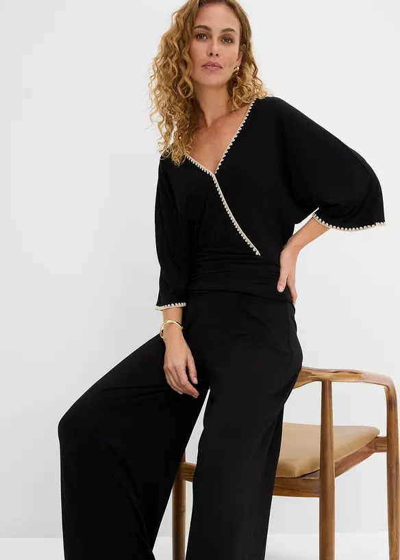 Jumpsuit av lett viskose, bonprix