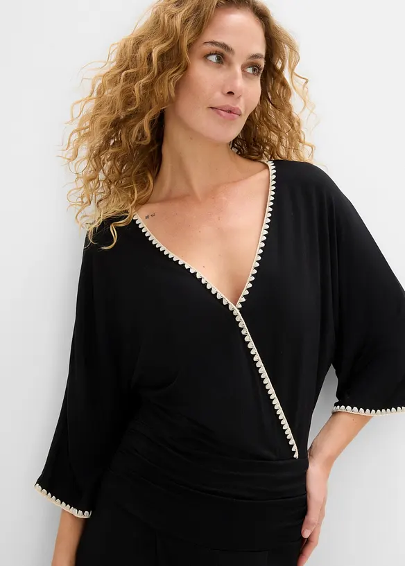 Jumpsuit av lett viskose, bonprix