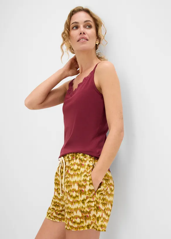Shorts i 100% &oslash;kologisk bomull, bonprix
