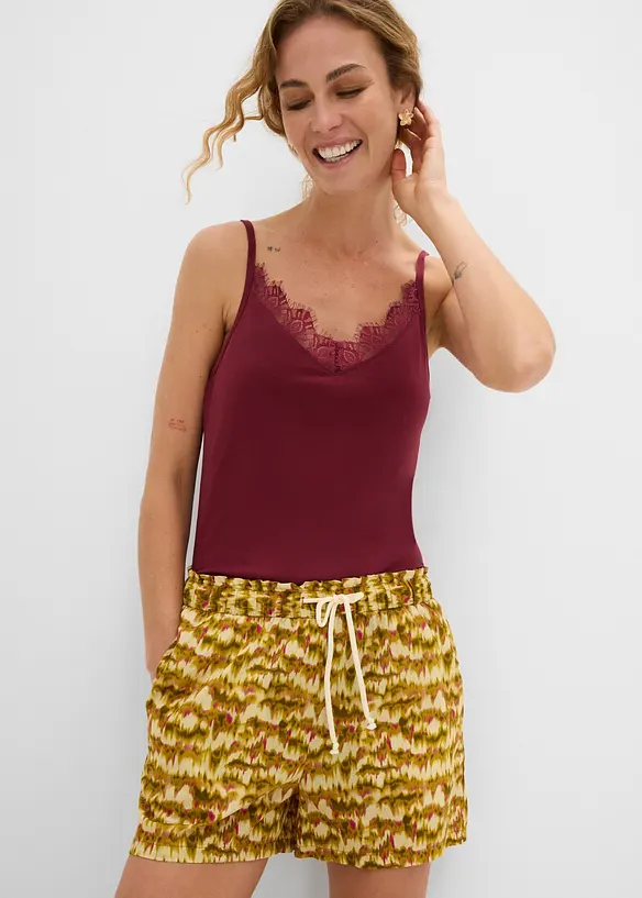 Shorts i 100% &oslash;kologisk bomull, bonprix