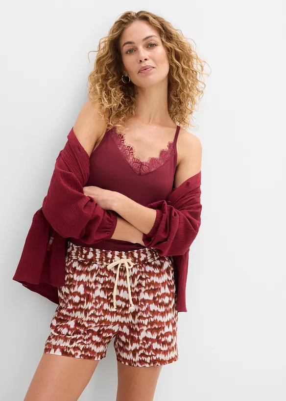 Shorts i 100% &oslash;kologisk bomull, bonprix