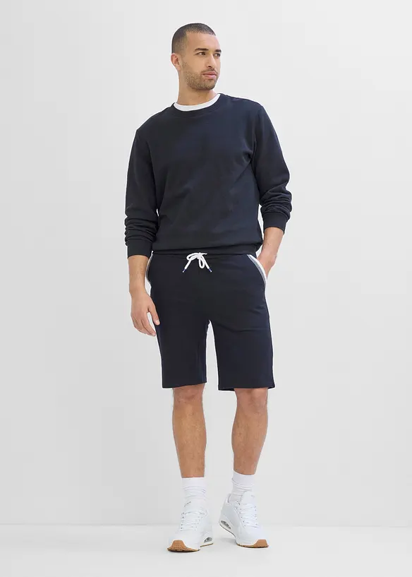 Sweat bermudashorts i 100% bomull, bonprix