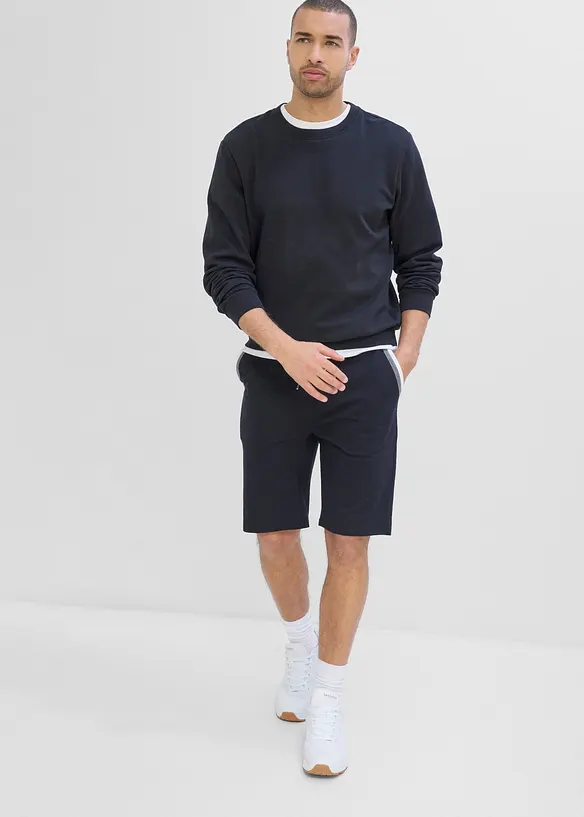 Sweat bermudashorts i 100% bomull, bonprix