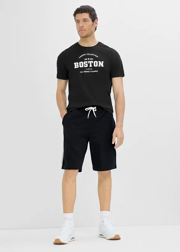 Sweat bermudashorts, Loose fit (2-pack), bonprix