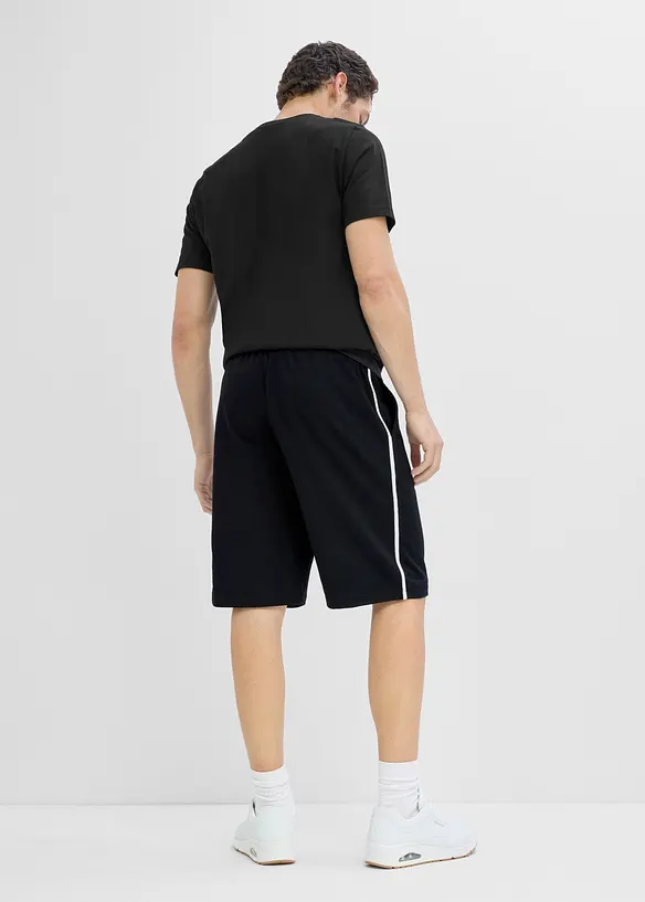 Sweat bermudashorts, Loose fit (2-pack), bonprix