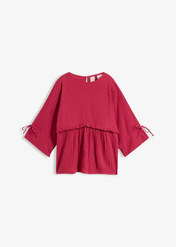Bluse i luftig musselin, bonprix