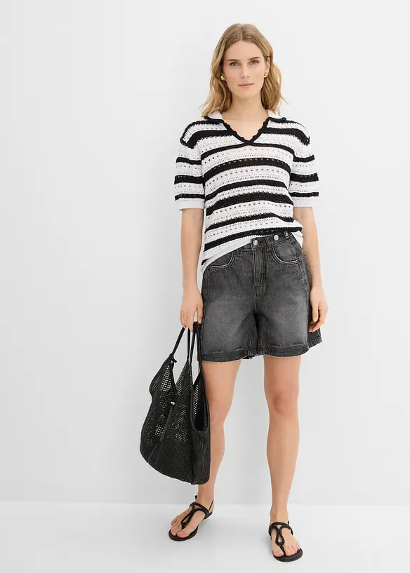 Vid, strikket topp, bonprix