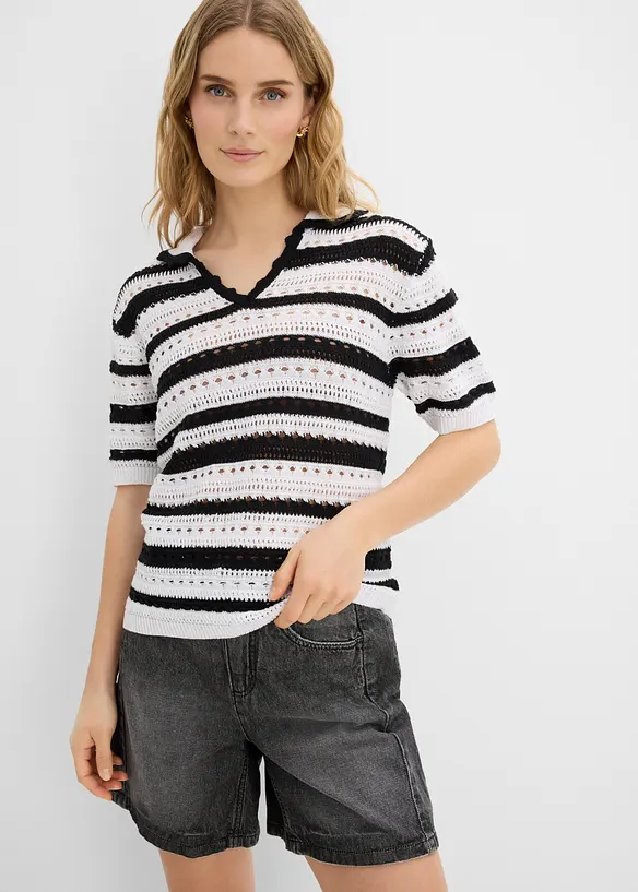 Vid, strikket topp, bonprix