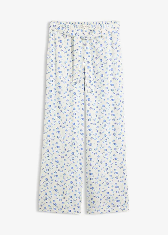 Pull on-bukse i 100% viskose, bonprix