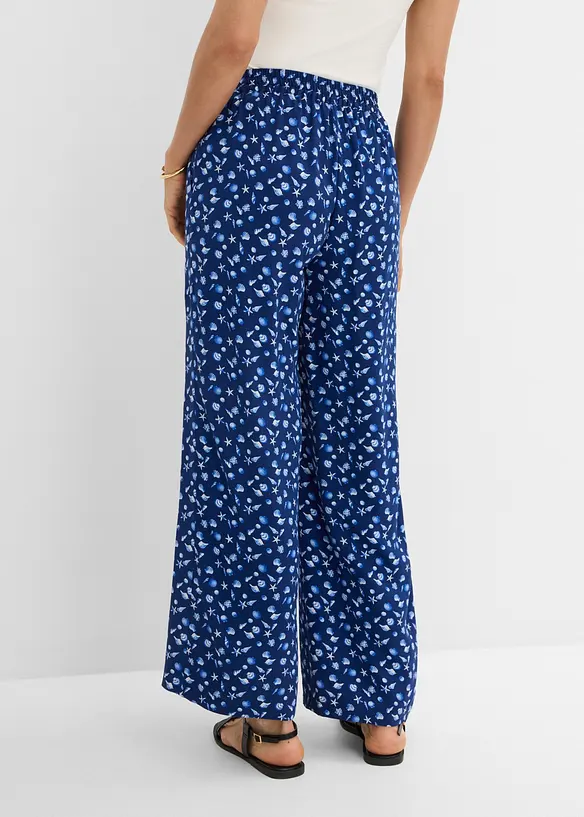 Pull on-bukse i 100% viskose, bonprix