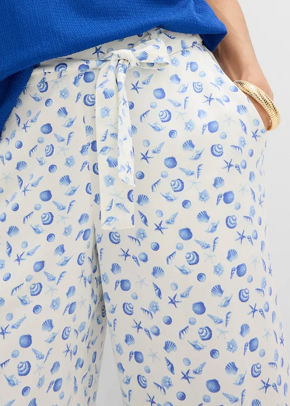 Pull on-bukse i 100% viskose, bonprix
