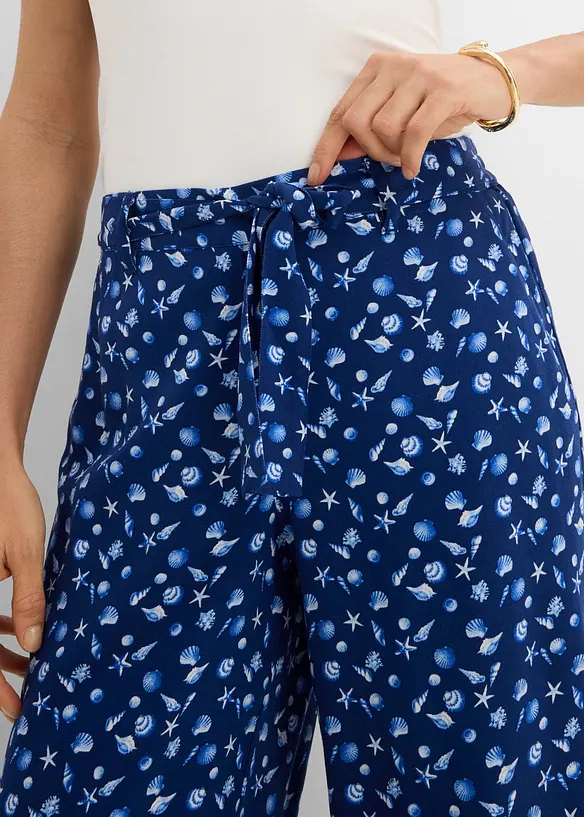 Pull on-bukse i 100% viskose, bonprix