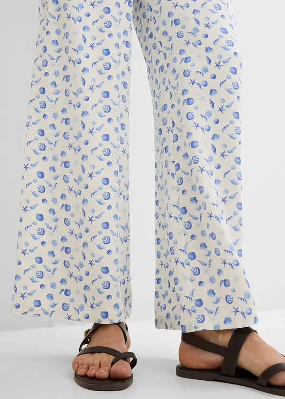 Pull on-bukse i 100% viskose, bonprix