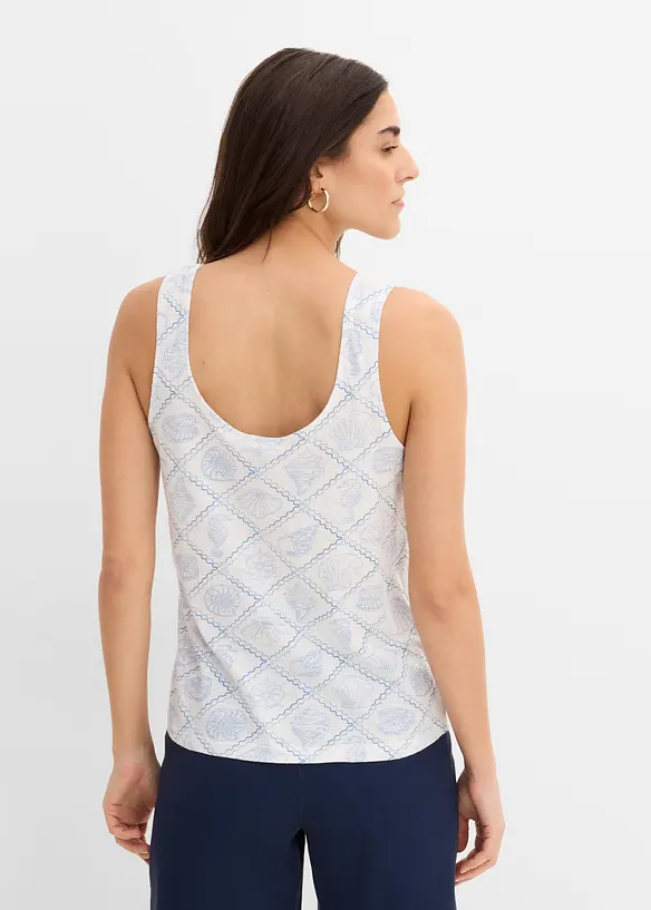 Singlet i 100% &oslash;kologisk bomull, bonprix