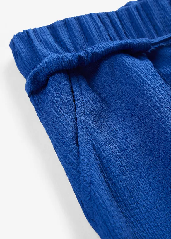 Pull on-jerseybukse i strukturert krepp, bonprix
