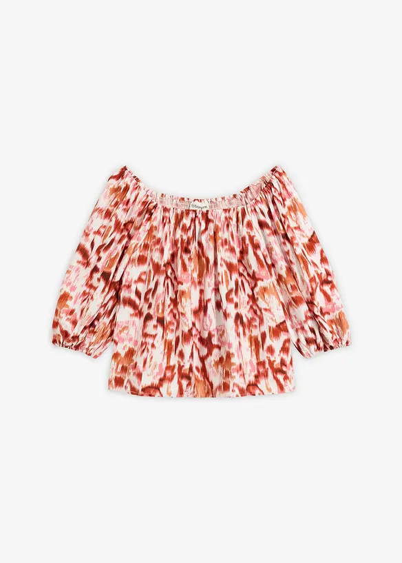 Bluse i lett viskosemiks, bonprix