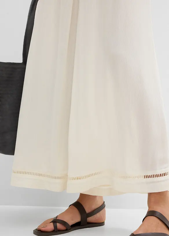 Culotte i strukturert viskose, bonprix