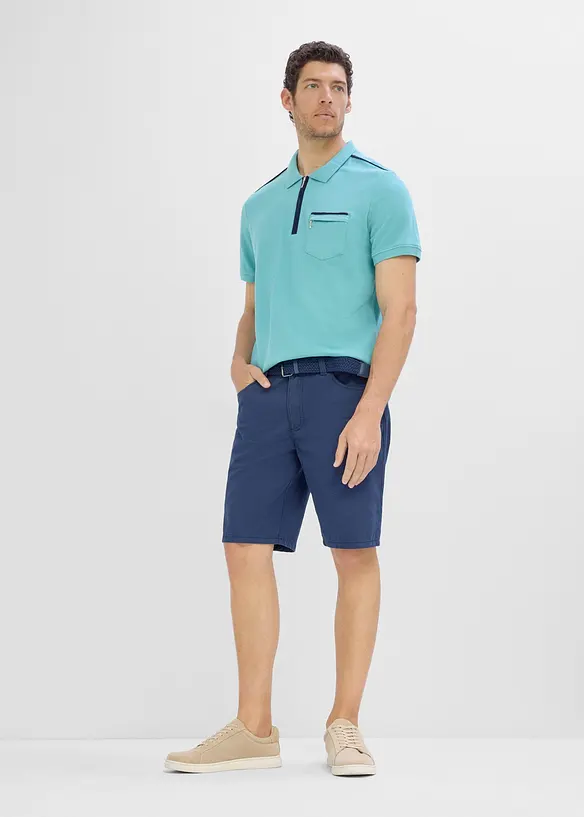 Poloskjorte i 100% &oslash;kologisk bomull, bonprix