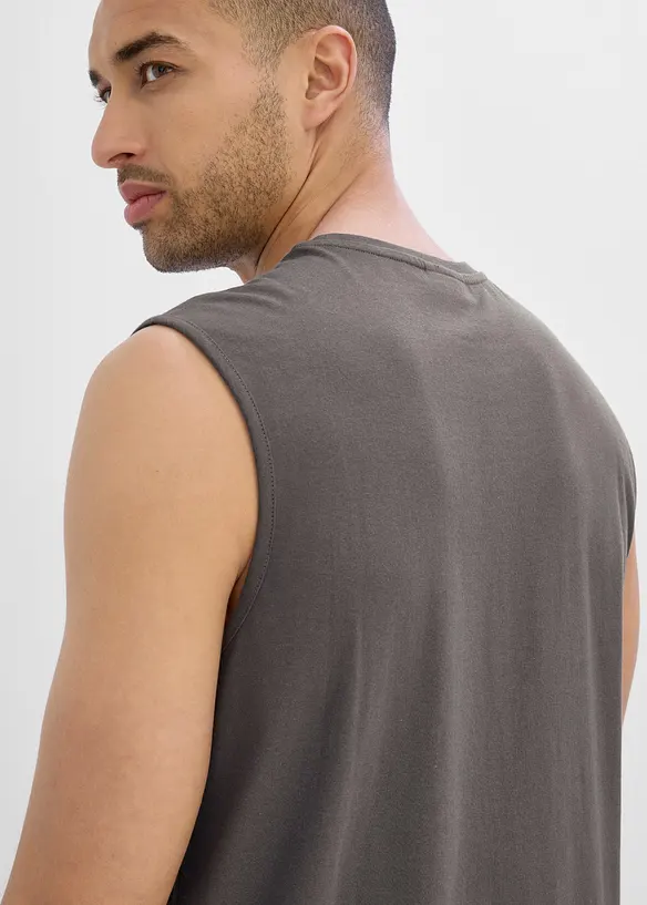 Singlet i 100% &oslash;kologisk bomull (2-pack), bonprix