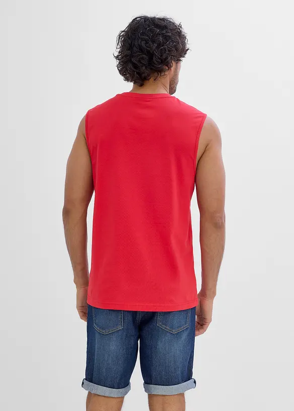 Singlet i 100% &oslash;kologisk bomull (3-pack), bonprix