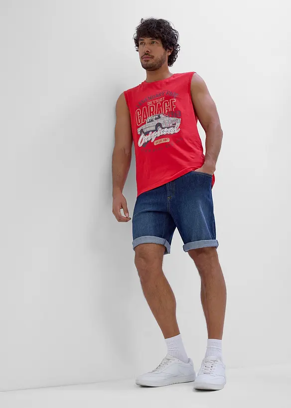 Singlet i 100% &oslash;kologisk bomull (3-pack), bonprix