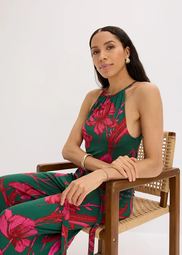 Jersey jumpsuit i myk viskosemiks, bonprix