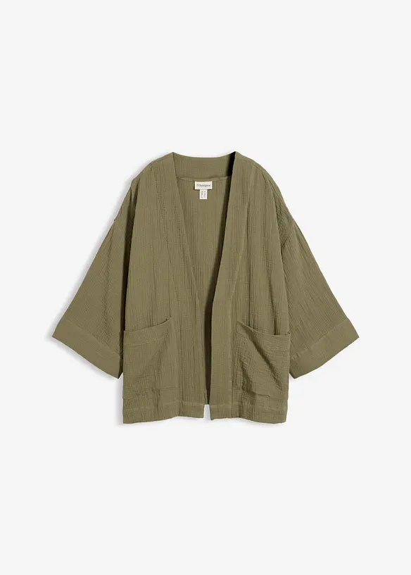 Kimono i lett musselin, bonprix