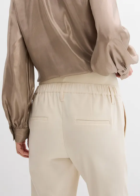 Mama bukse med stretch og avsmalnende ben, bonprix