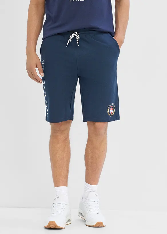 Sweatshorts i 100% &oslash;kologisk bomull, bonprix