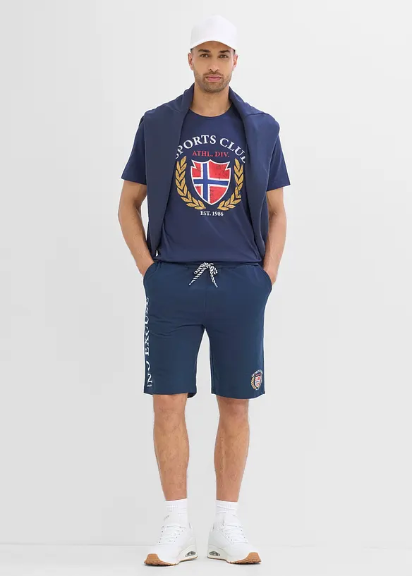 Sweatshorts i 100% &oslash;kologisk bomull, bonprix