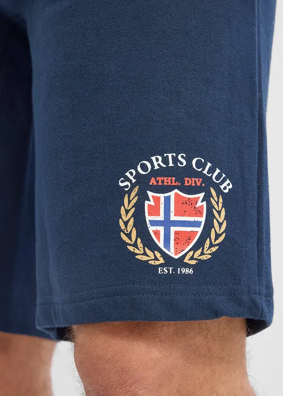Sweatshorts i 100% &oslash;kologisk bomull, bonprix